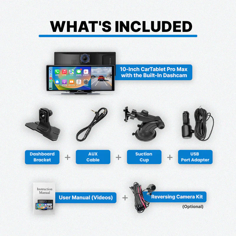 SmartDash™ Pro CarPlay Tablet 2025
